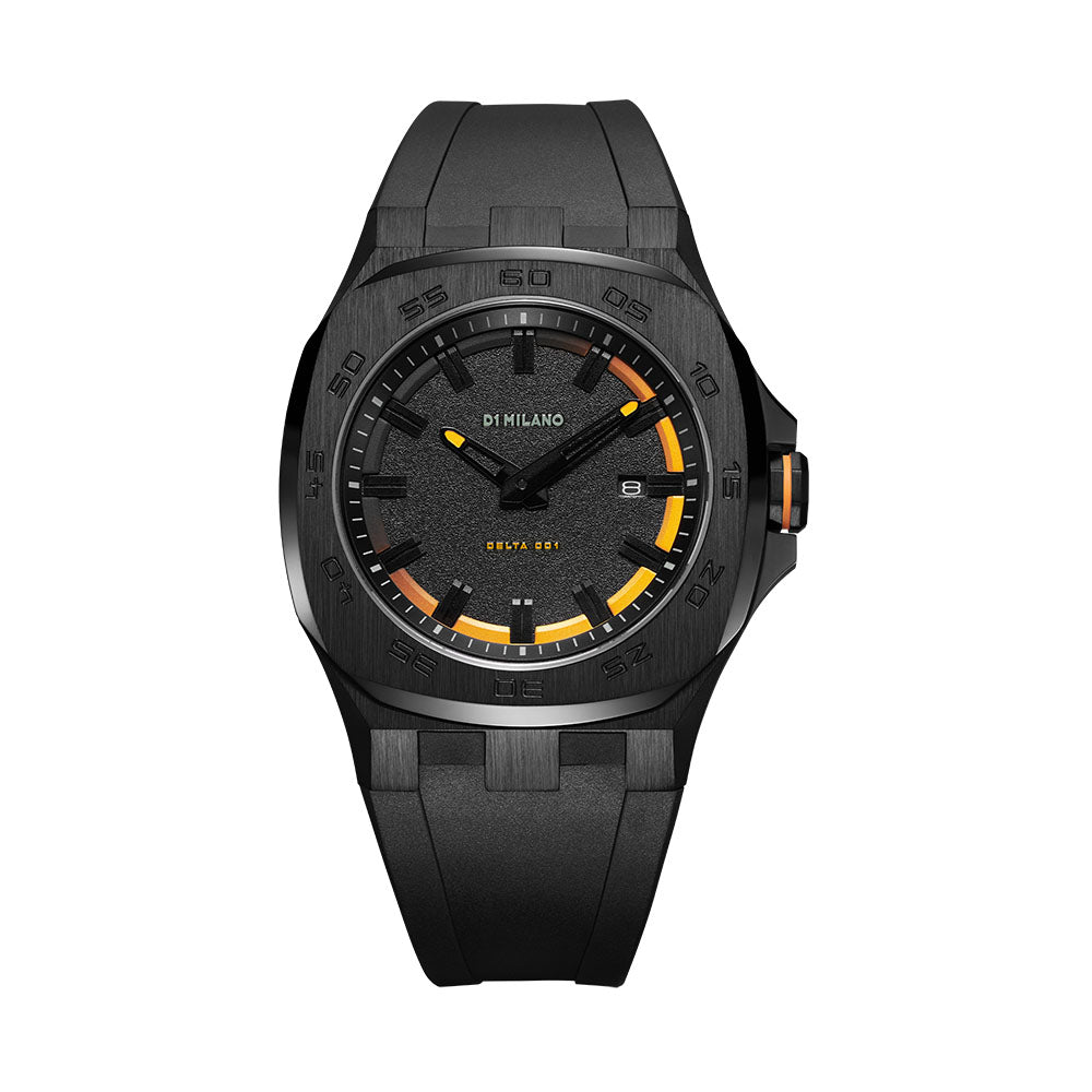 D1 Milano Delta 001 41.5mm Rubber Band Watch Republic PH