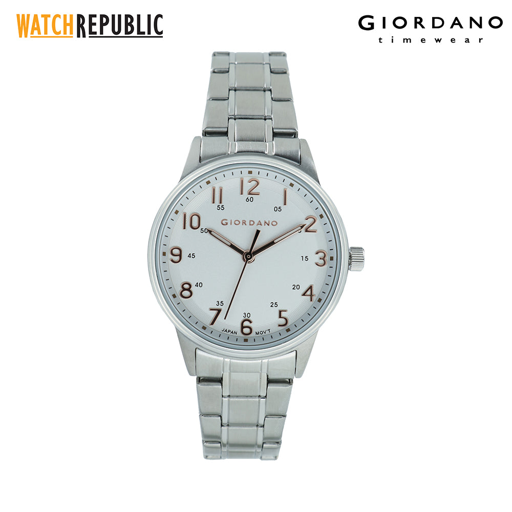 Giordano Classic Ladies 3 Hand 32mm Stainless Steel Band Watch Republic PH