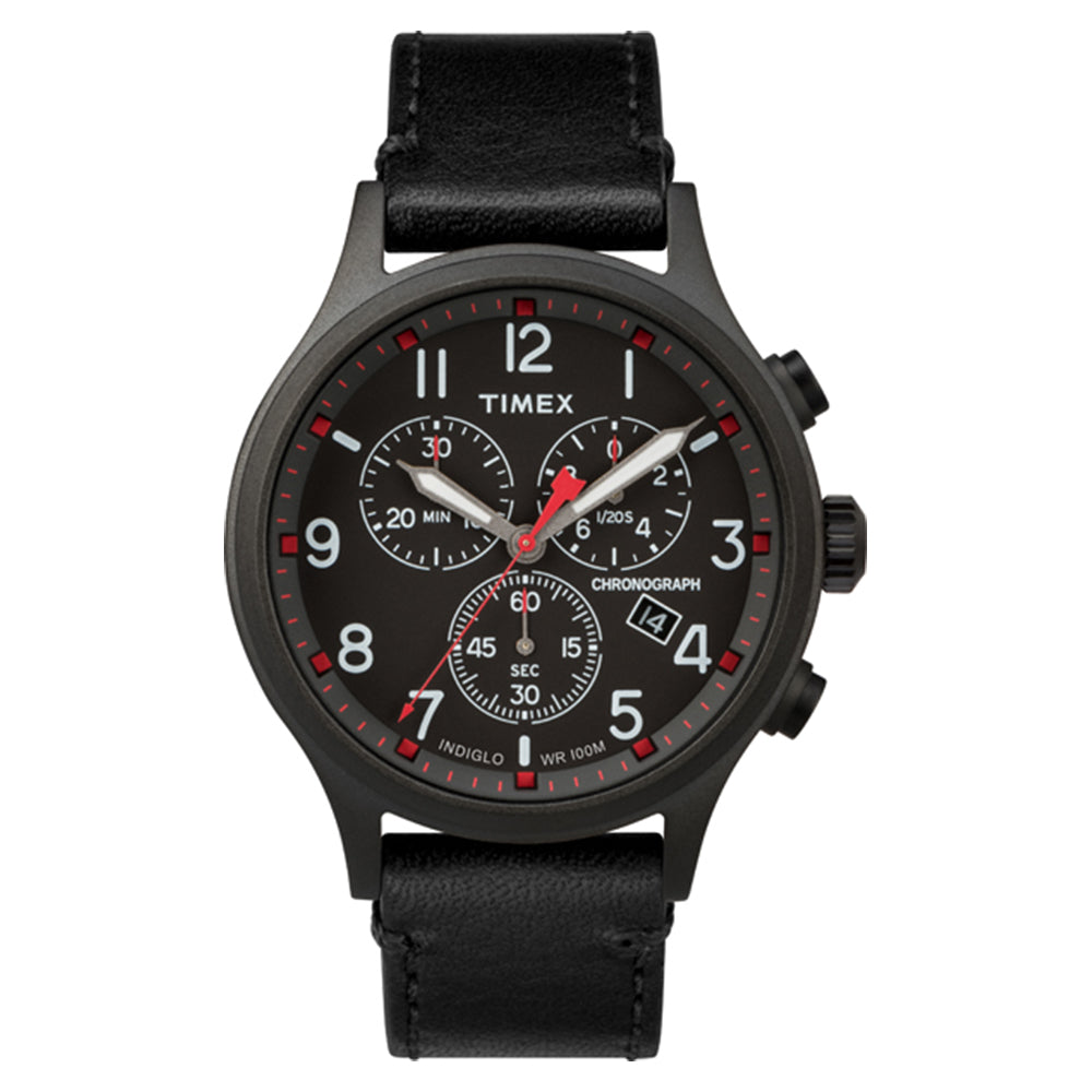 Lab Express Chronograph 42mm Leather Band Watch Republic PH