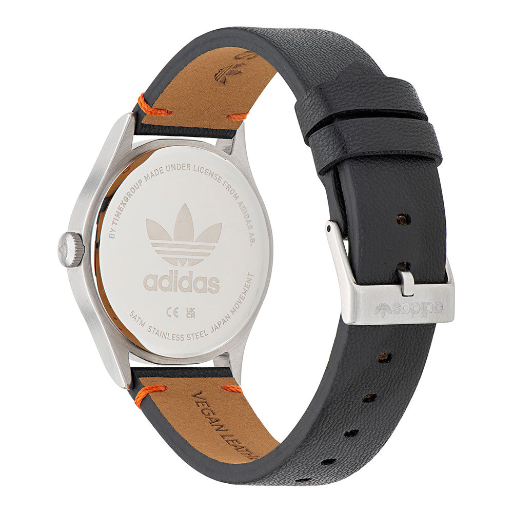 Adidas Project One Steel 3-Hand 39mm Leather Band