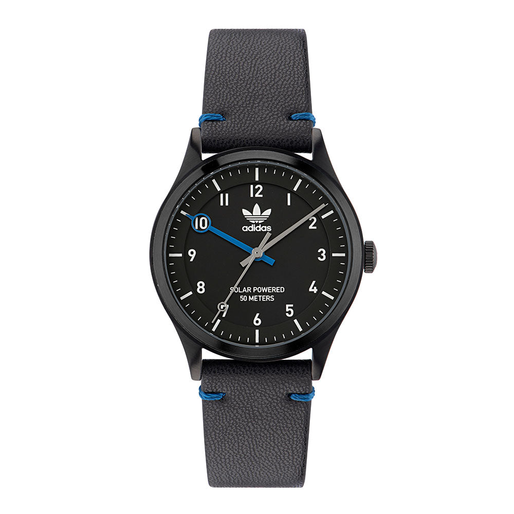 Adidas Project One Steel 3-Hand 39mm Leather Band