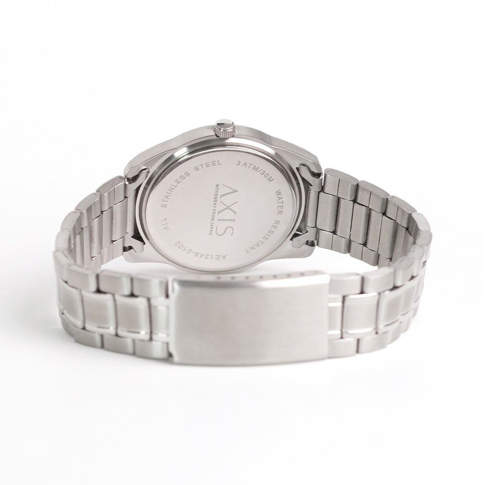 Axis Bruno 3-Hand 38mm Stainless Steel Band