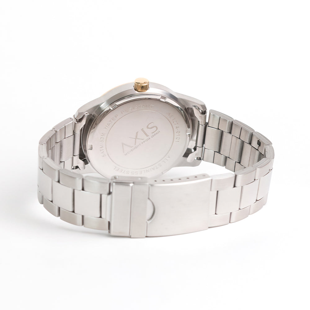 Henry 3-Hand 42mm Stainless Steel Band