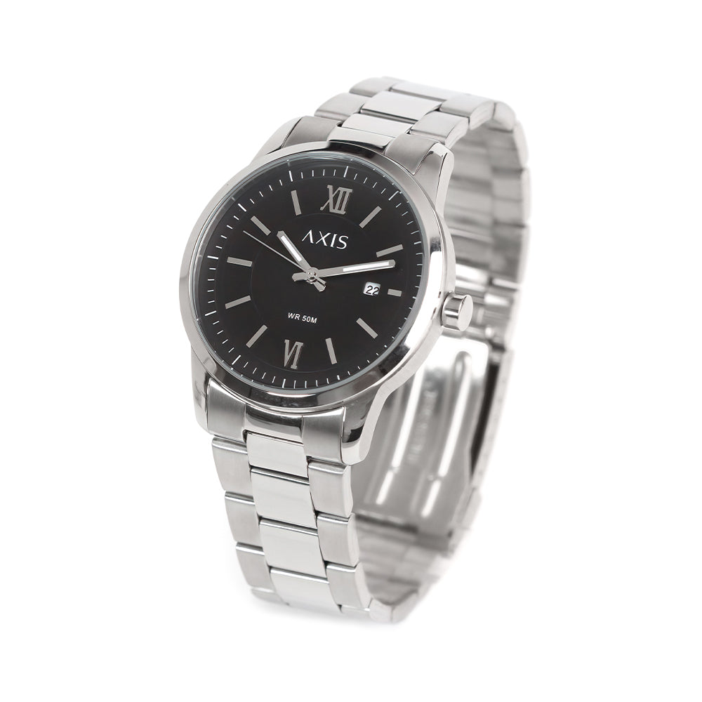 Henry 3-Hand 42mm Stainless Steel Band