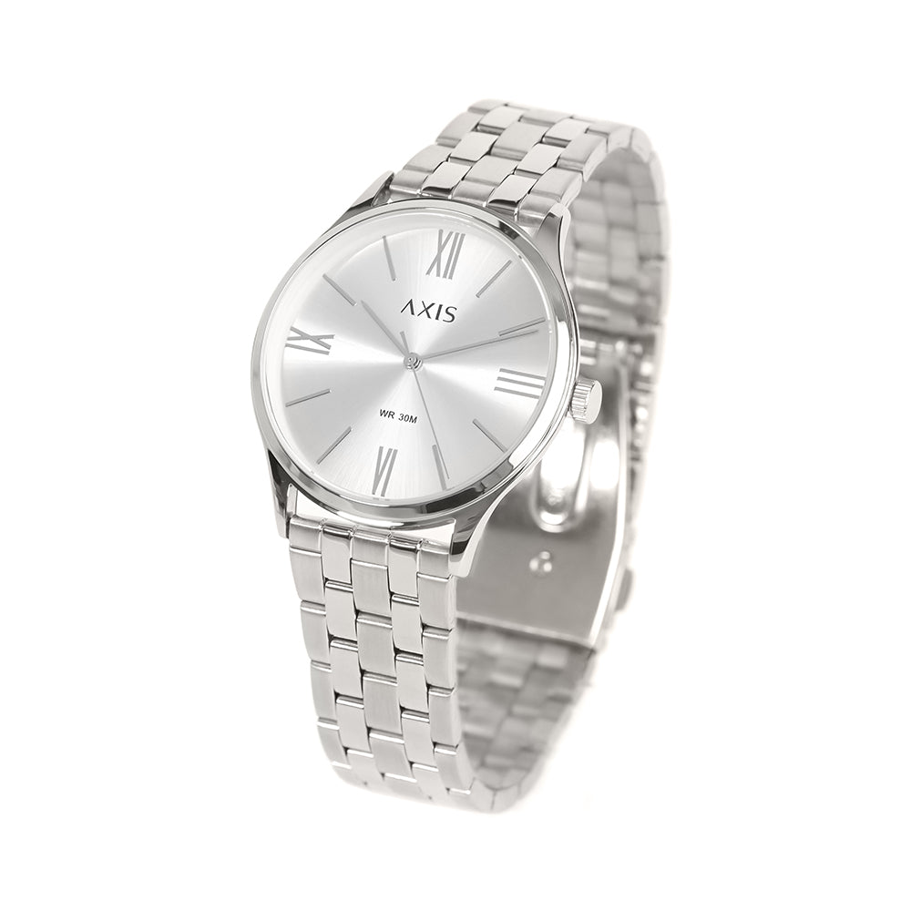 Axis Andrew 3-Hand 42mm Stainless Steel Band