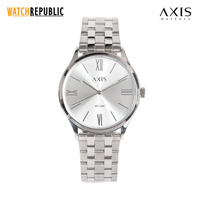 Axis Andrew 3-Hand 42mm Stainless Steel Band