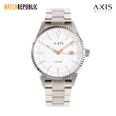 Axis Dexter 3-Hand 44mm Stainless Steel Band