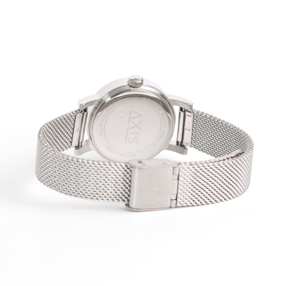 Cara 3-Hand 30mm Stainless Steel Band