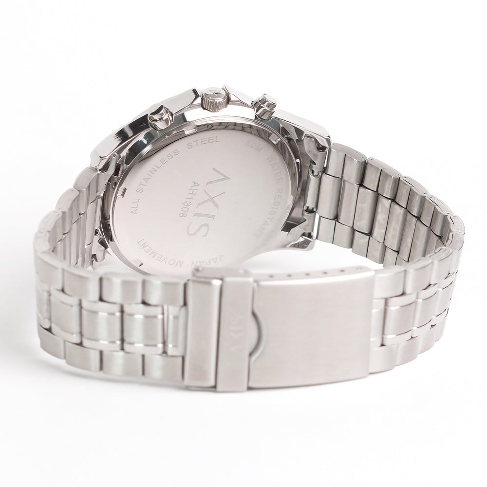 Leonardo 3-Hand 42mm Stainless Steel Band