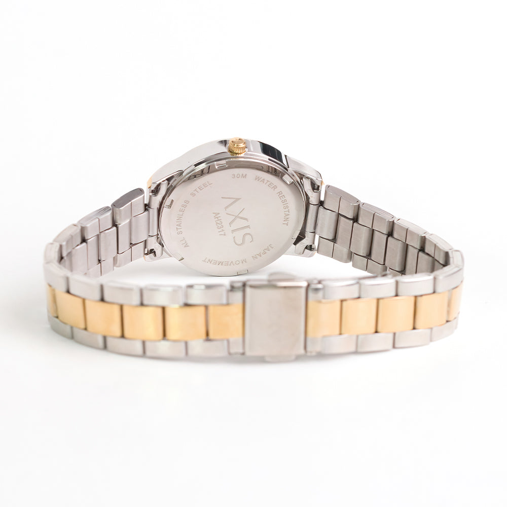 Khloe 3-Hand 30mm Stainless Steel Band