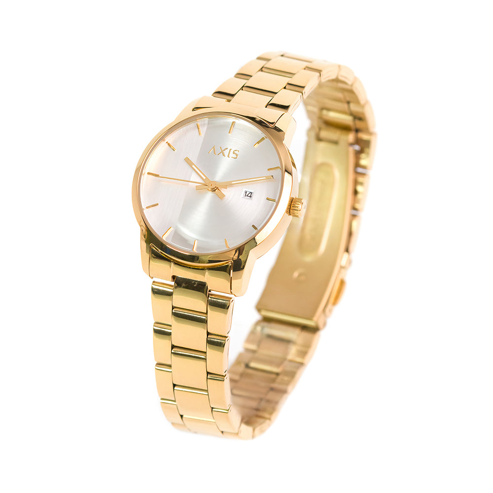 Khloe Date 30mm Stainless Steel Band