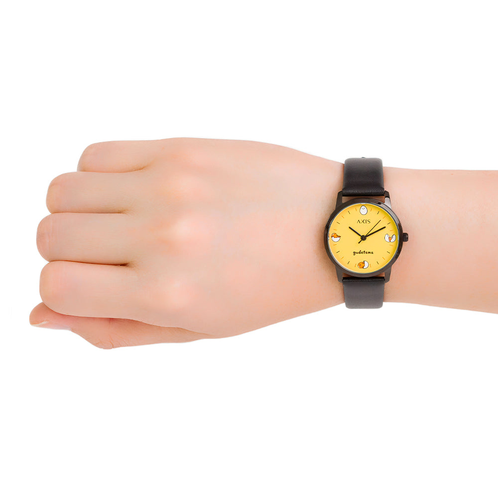 Axis Gudetama 3-Hand 32.20mm Leather Band