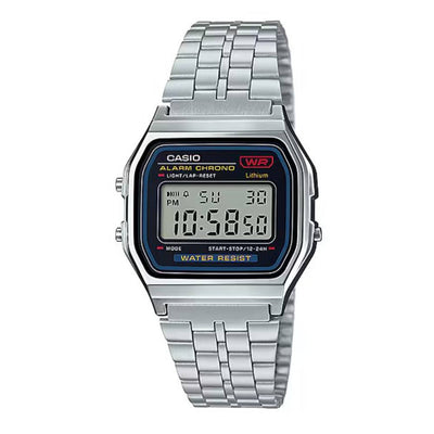 Casio Vintage Digital Steel Digital 33.2mm Stainless Steel Band