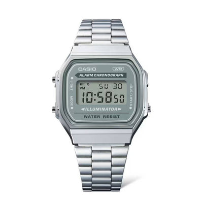 Casio Vintage Digital Steel Digital 36.3mm Stainless Steel Band