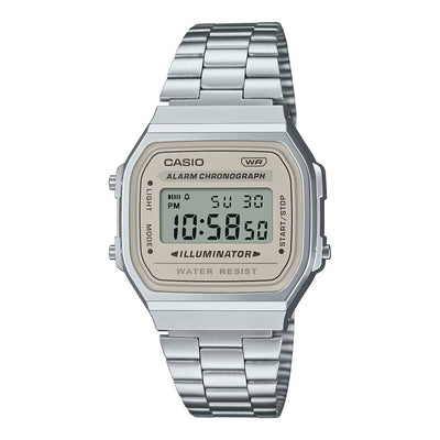 Casio Vintage Digital Steel Digital 36.3mm Stainless Steel Band