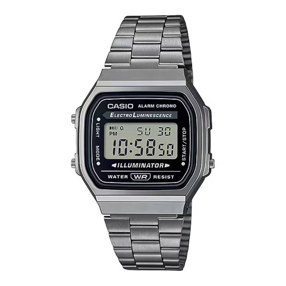 Casio Vintage Digital Steel Digital 36.3mm Stainless Steel Band