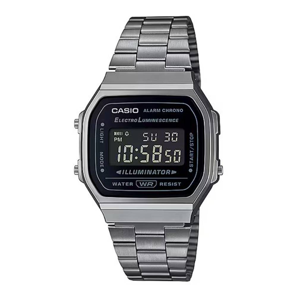 Casio Vintage Digital Steel Digital 36.3mm Stainless Steel Band