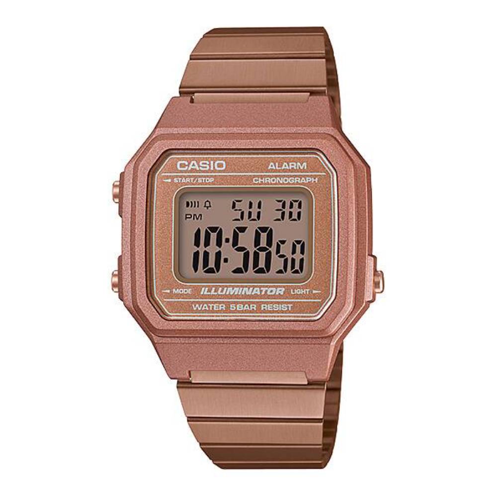 Casio Vintage Digital Rosegold Digital 41.2mm Stainless Steel Band