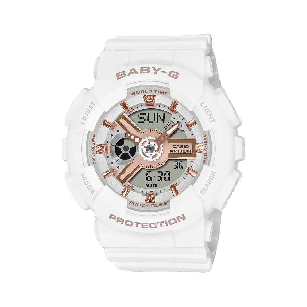 Casio Casio Baby-G (Ba-110Xrg-7Adr) Anadigi 43.4mm Resin Band