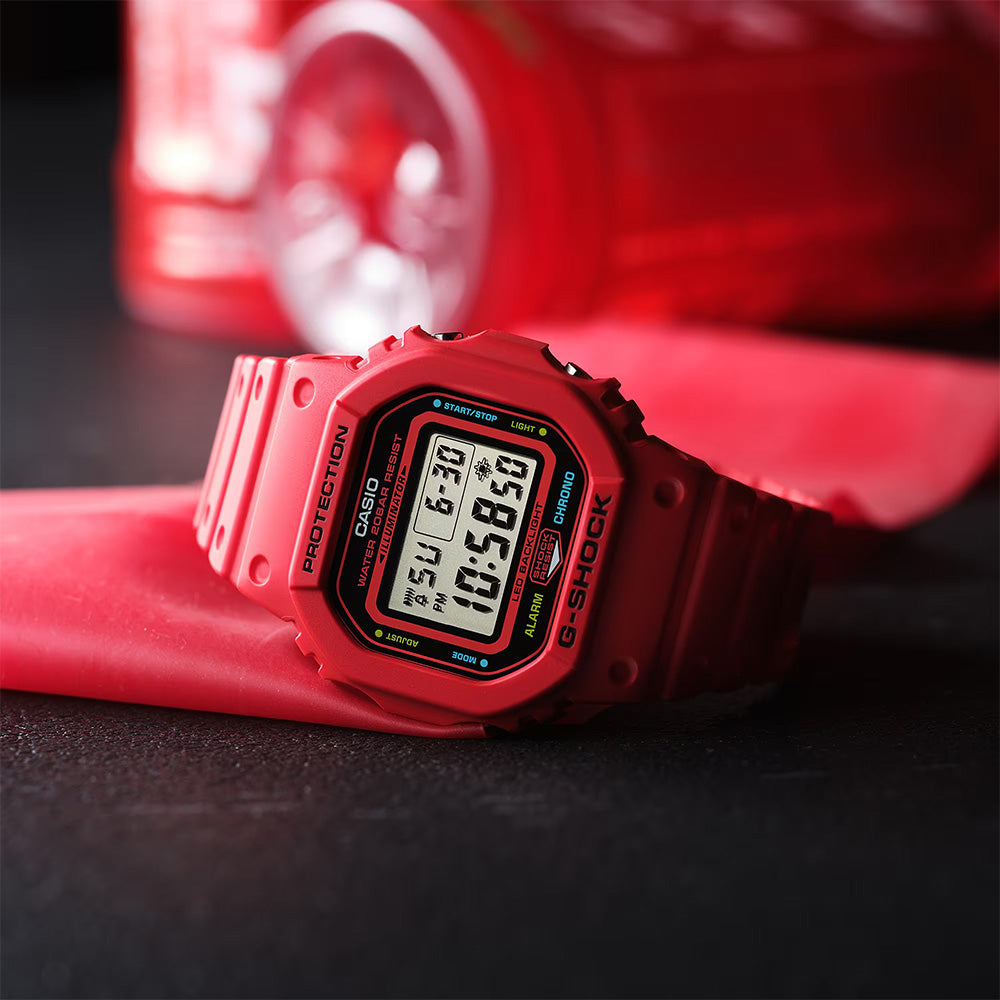 Casio Casio G-Shock (Dw-5600Ep-4Dr) Digital 42.8mm Resin Band