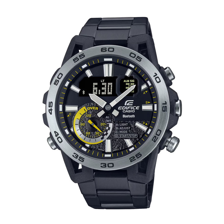 Casio Edifice Standard Analog Digital Anadigi 48mm Stainless Steel Band