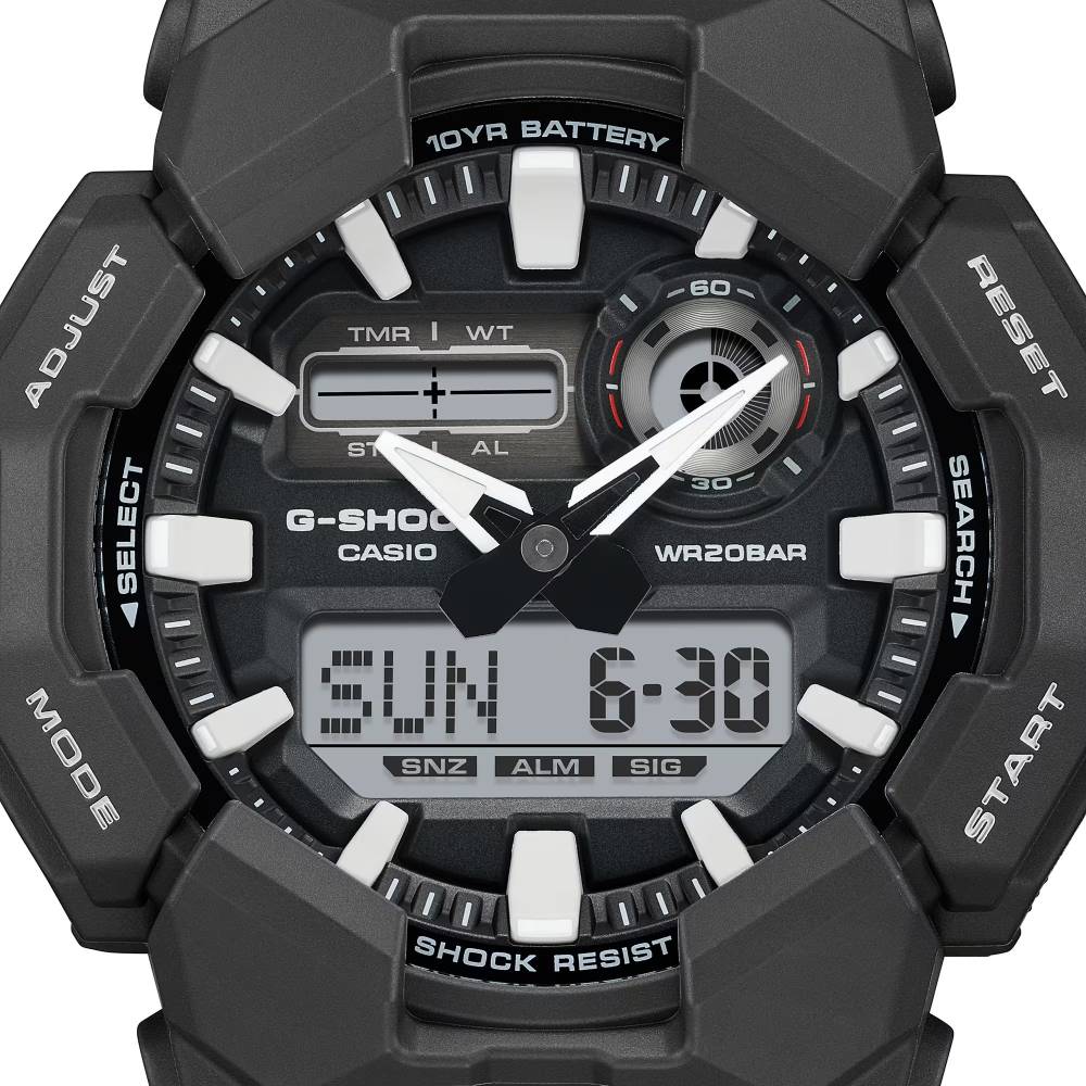 Casio Casio G-Shock (Ga-010-1Adr) Anadigi 51.9mm Resin Band