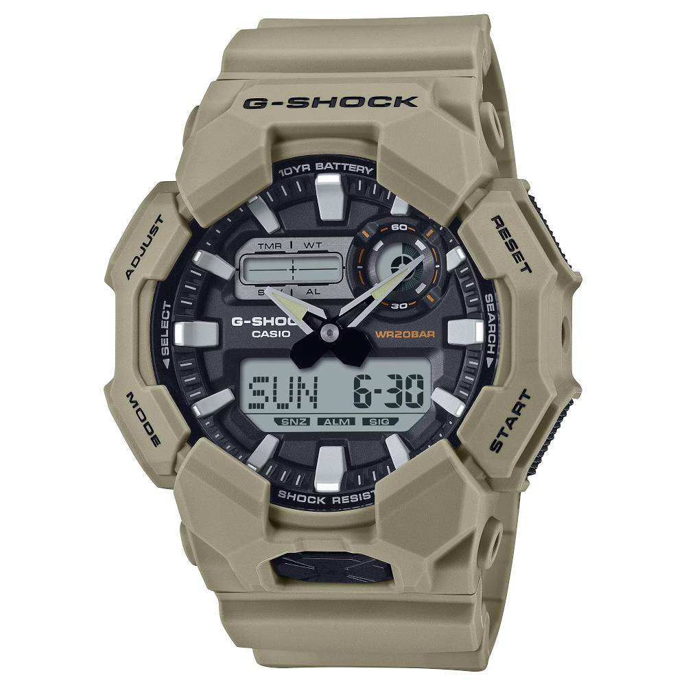 Casio Casio G-Shock (Ga-010-5Adr) Anadigi 51.9mm Resin Band