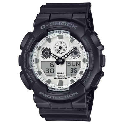 Casio Casio G-Shock (Ga-100Wd-1Adr) Anadigi 51.2mm Resin Band