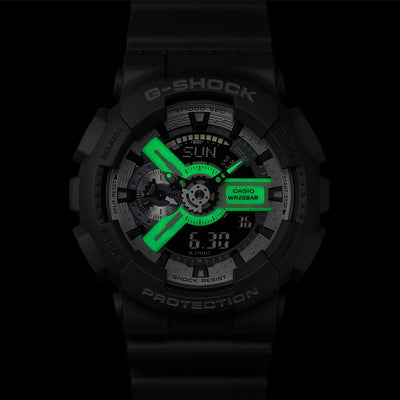 Casio Casio G-Shock (Ga-110Hd-8Adr) Anadigi 51.2mm Resin Band