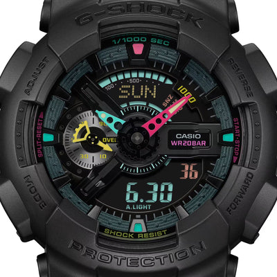 Casio Casio G-Shock (Ga-110Mf-1Adr) Anadigi 51.2mm Resin Band