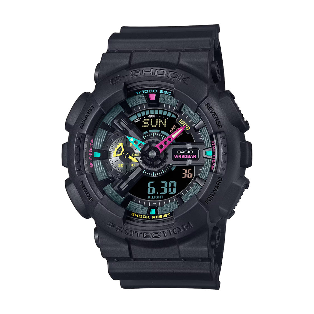 Casio Casio G-Shock (Ga-110Mf-1Adr) Anadigi 51.2mm Resin Band