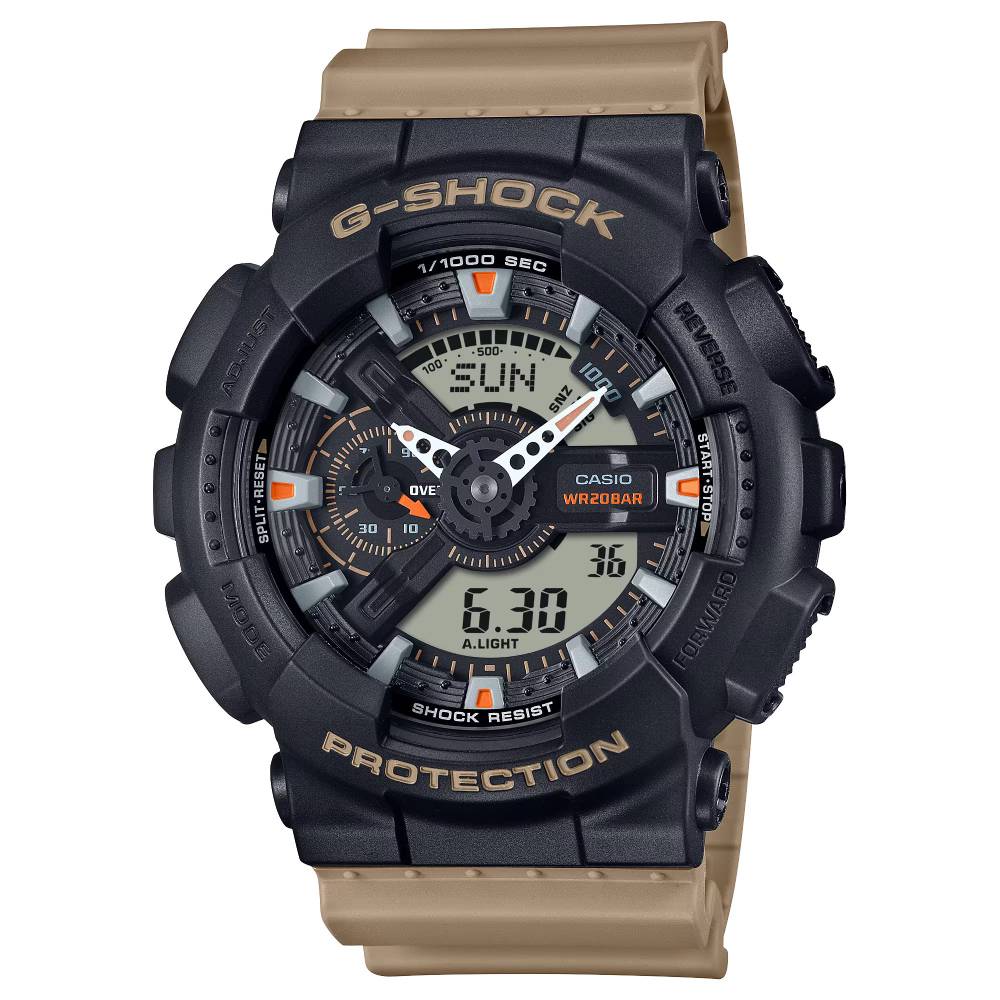 Casio Casio G-Shock (Ga-110Tu-1A5Dr) Anadigi 51.2mm Resin Band