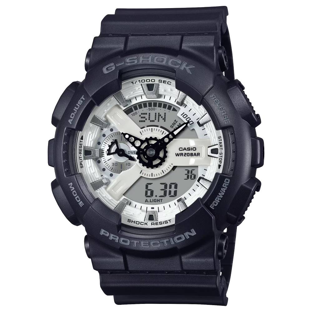 Casio Casio G-Shock (Ga-110Wd-1Adr) Anadigi 51.2mm Resin Band