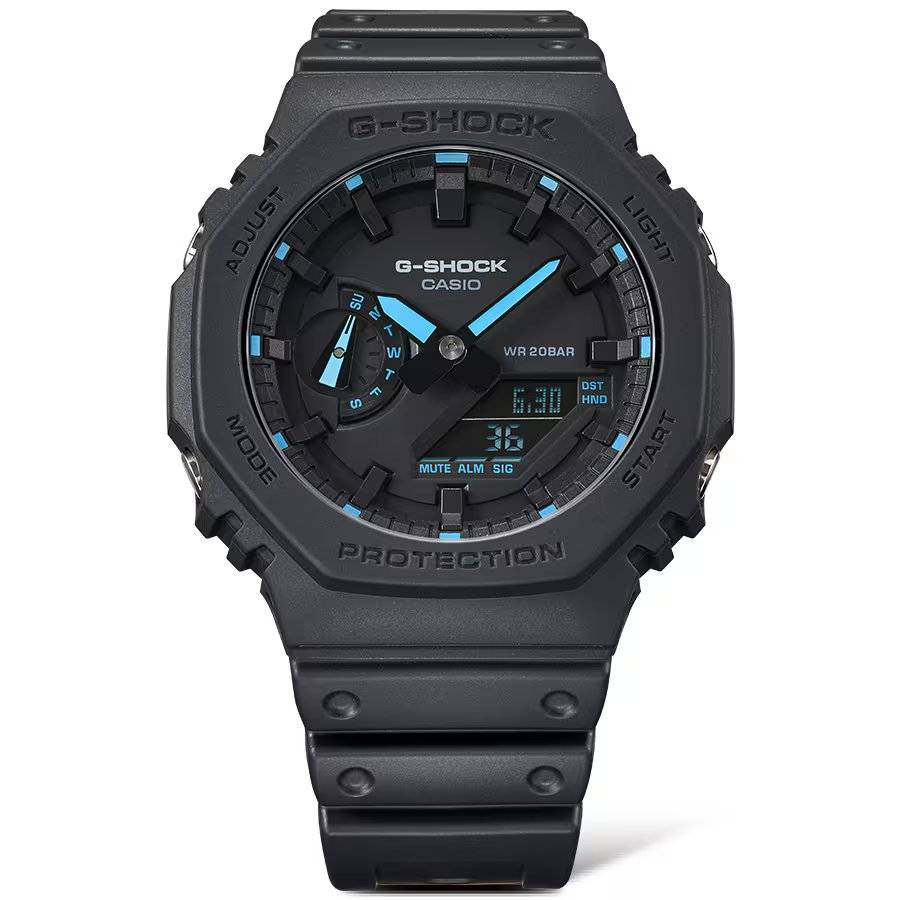 Casio Casio G-Shock (Ga-2100-1A2Dr) Anadigi 45.4mm Resin Band