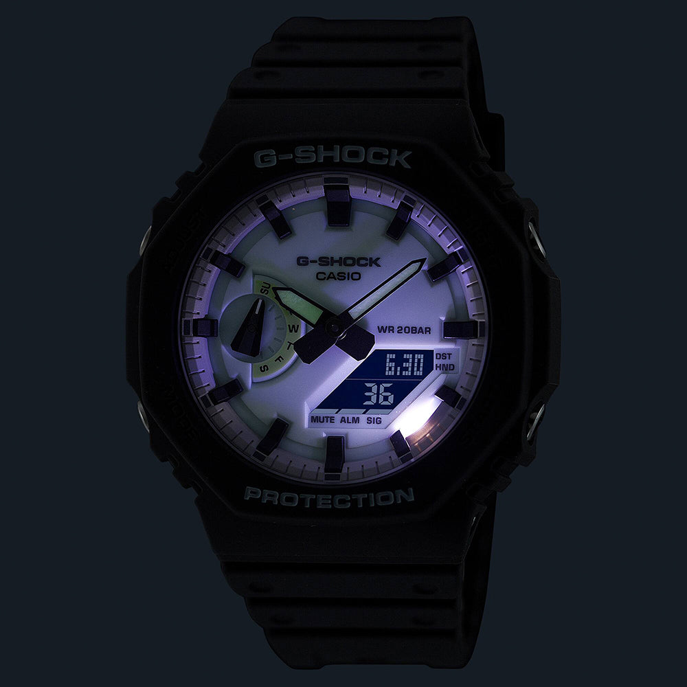 Casio Casio G-Shock (Ga-2100Hd-8Adr) Anadigi 45.4mm Resin Band