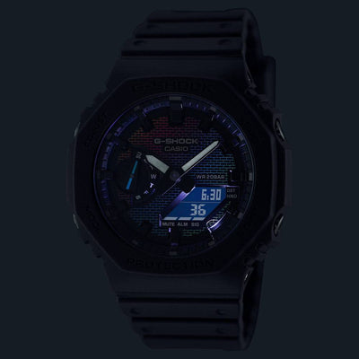 Casio Casio G-Shock (Ga-2100Rw-1Adr) Anadigi 45.4mm Resin Band