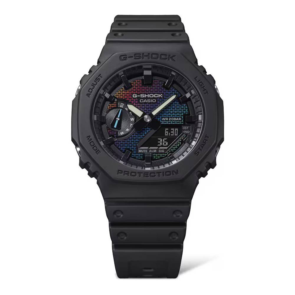 Casio Casio G-Shock (Ga-2100Rw-1Adr) Anadigi 45.4mm Resin Band