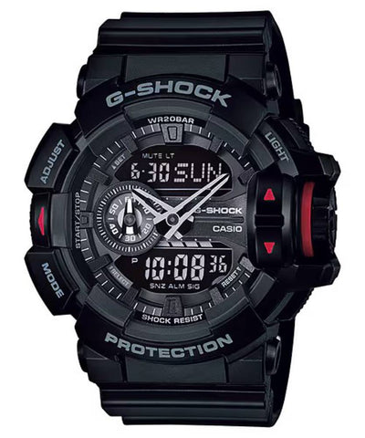 Casio Casio G-Shock (Ga-400-1Bdr) Anadigi 51.9mm Resin Band