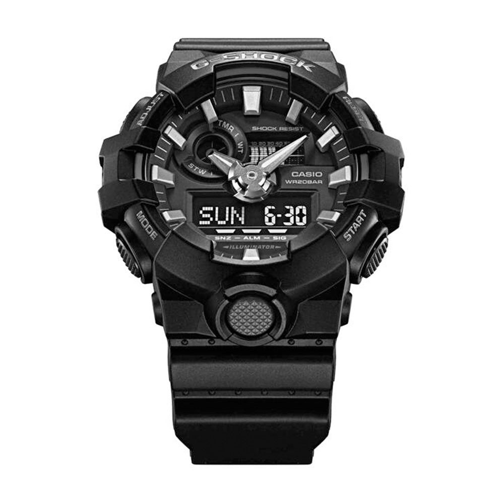 Casio Casio G-Shock (Ga-700Bce-1Adr) Anadigi 53.4mm Fabric Band