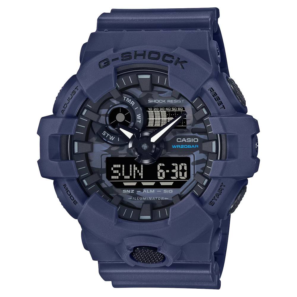 Casio Casio G-Shock (Ga-700Ca-2Adr) Anadigi 53.4mm Resin Band