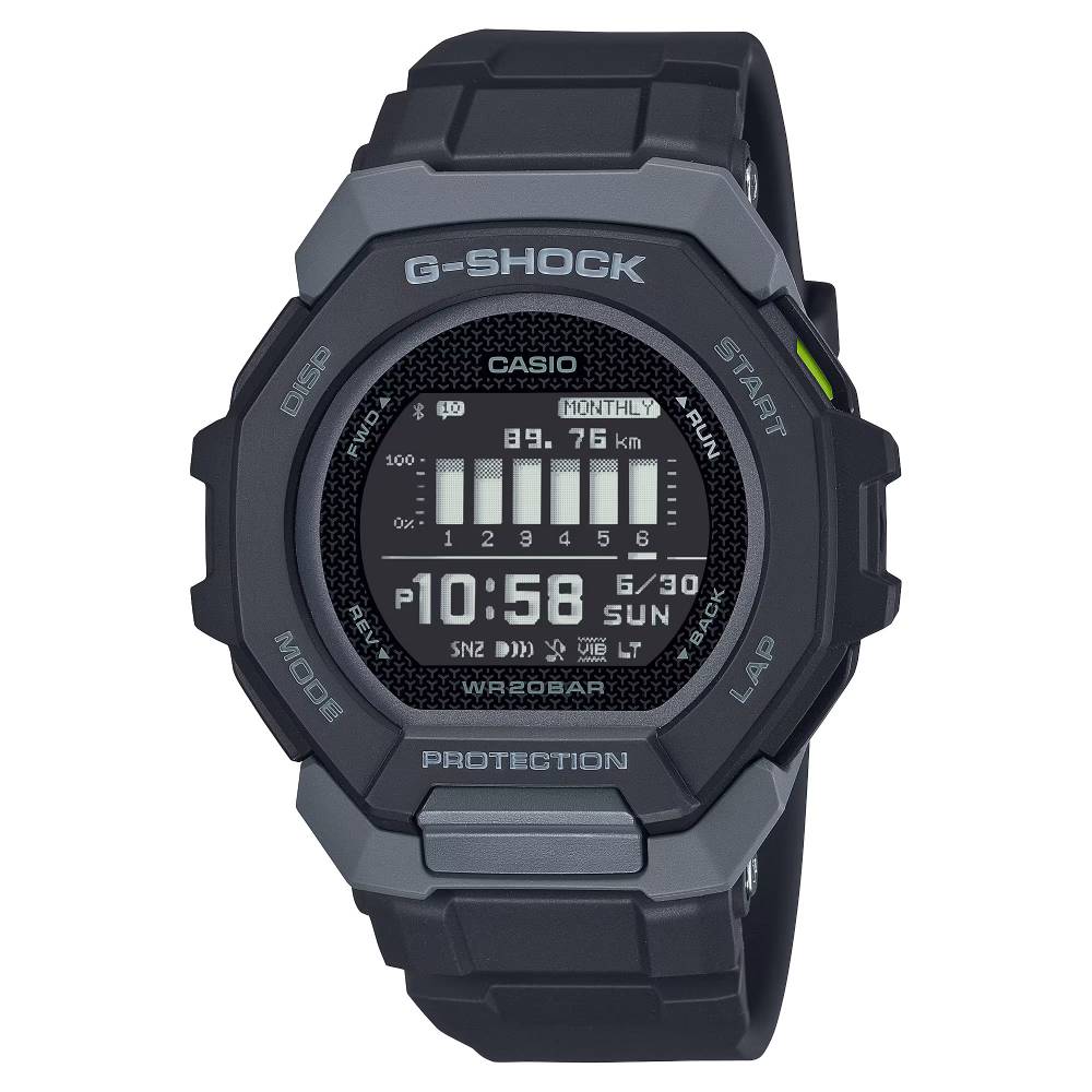 Casio Casio G-Shock (Gbd-300-1Dr) Digital 47.4mm Resin Band