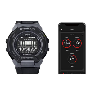 Casio Casio G-Shock (Gbd-300-1Dr) Digital 47.4mm Resin Band