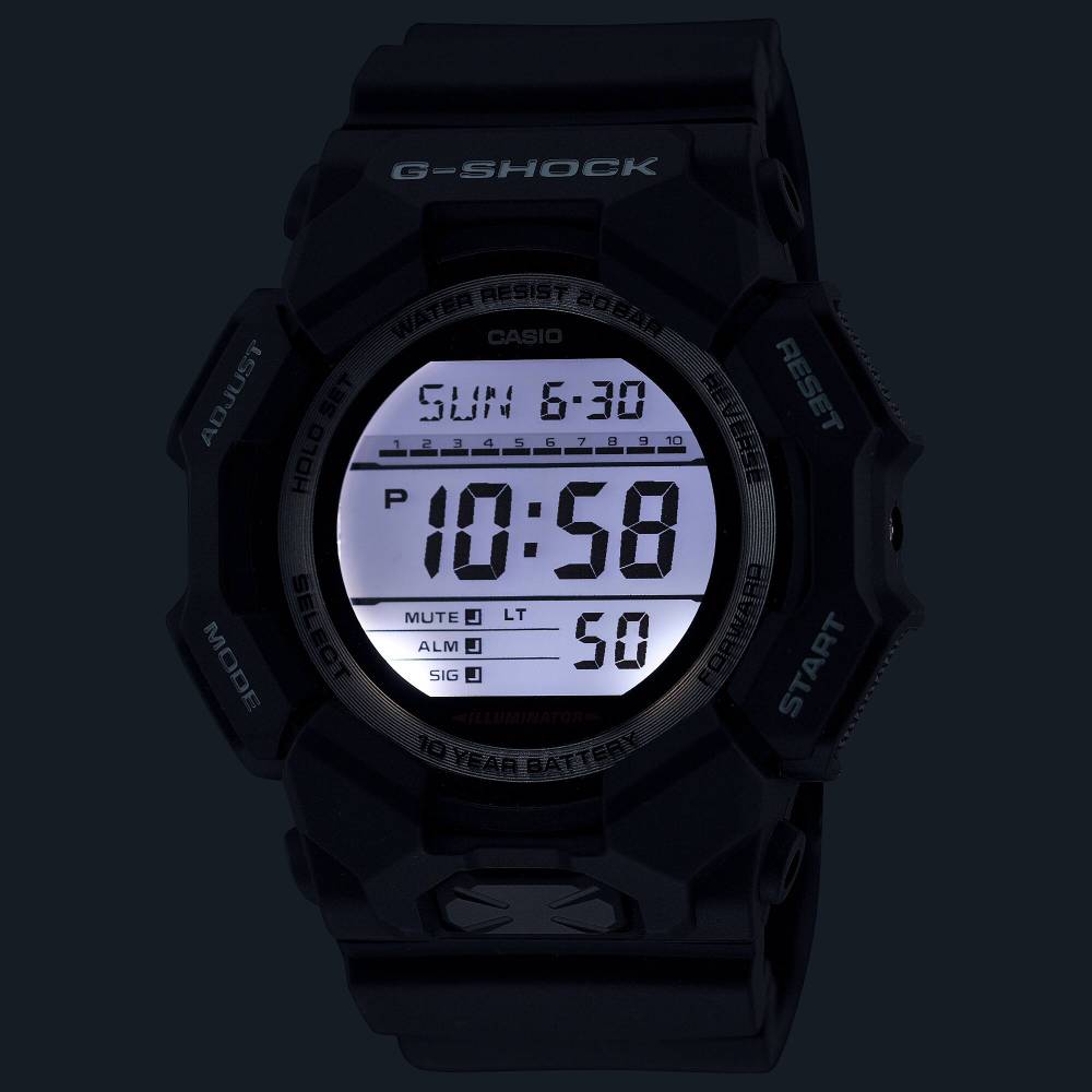 Casio Casio G-Shock (Gd-010-1Dr) Digital 51.9mm Resin Band