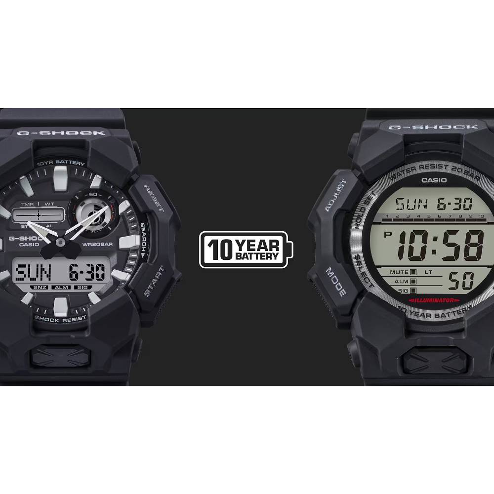 Casio Casio G-Shock (Gd-010-3Dr) Digital 51.9mm Resin Band