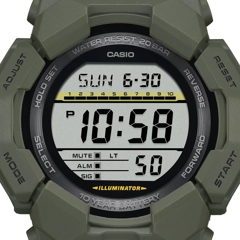 Casio Casio G-Shock (Gd-010-3Dr) Digital 51.9mm Resin Band