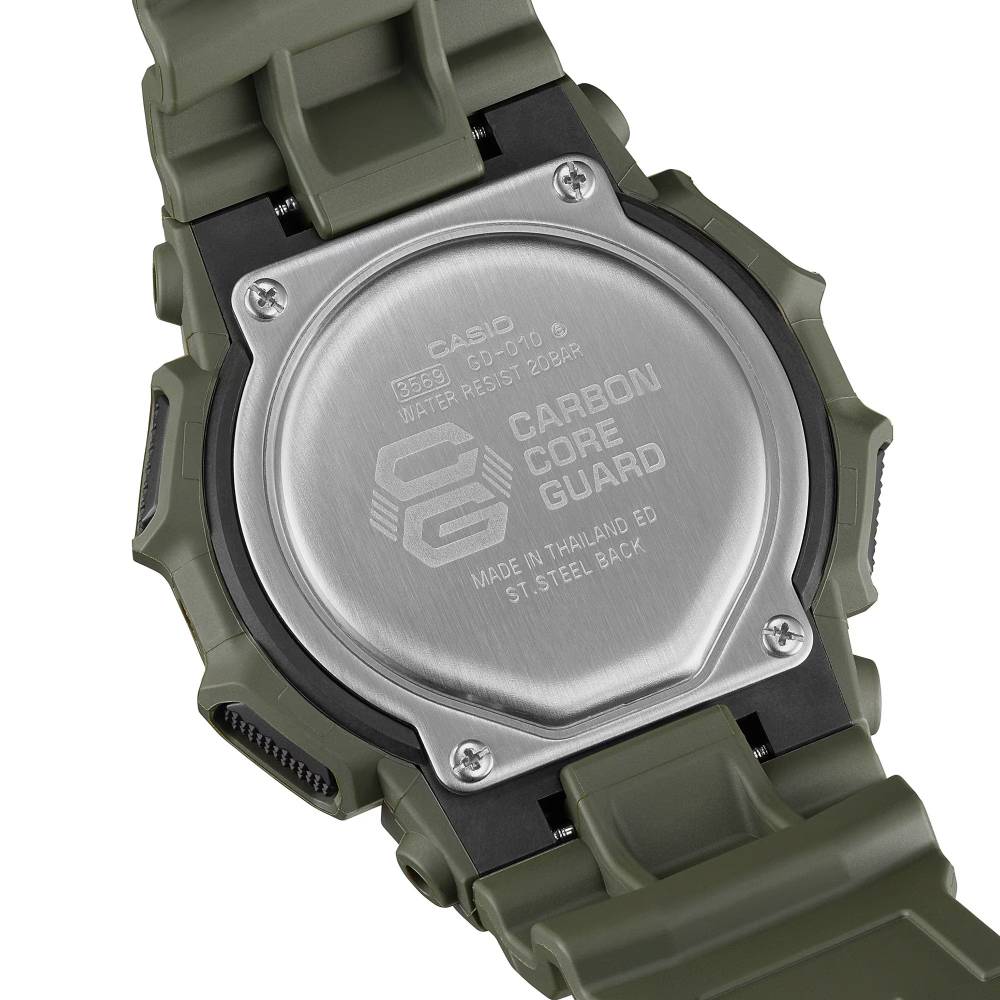 Casio Casio G-Shock (Gd-010-3Dr) Digital 51.9mm Resin Band