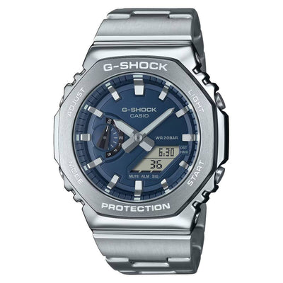 Casio Casio G-Shock (Gm-2110D-2Bdr) Anadigi 44.4mm Stainless Steel Band