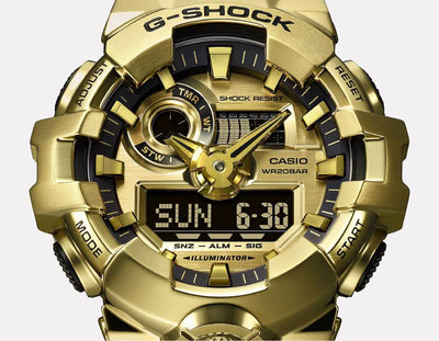 Casio Casio G-Shock (Gm-700G-9Adr) Anadigi 53.4mm Resin Band