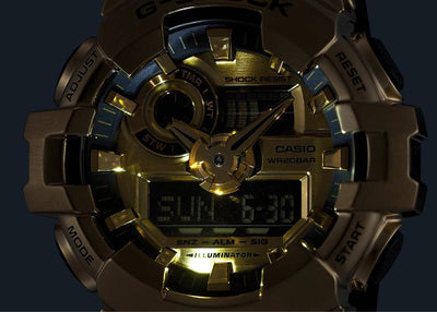 Casio Casio G-Shock (Gm-700G-9Adr) Anadigi 53.4mm Resin Band