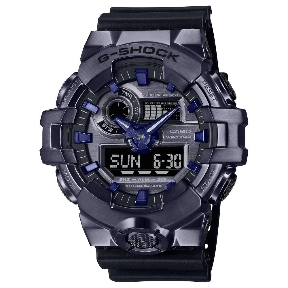 Casio Casio G-Shock (Gm-700P-6Adr) Anadigi 53.4mm Resin Band